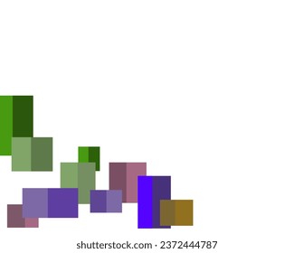 abstract color background with shape isolated on white background