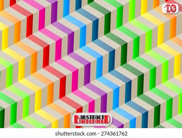Abstract color background with stripes