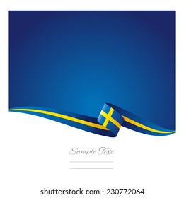 Abstract color background Sweden flag