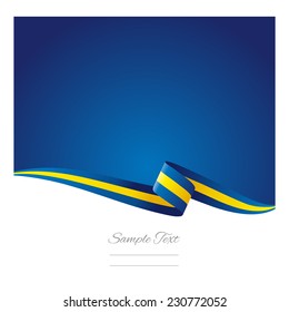 Abstract color background Swedish flag