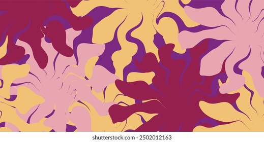 Abstract color background, texture background, purple and yellow color texture 