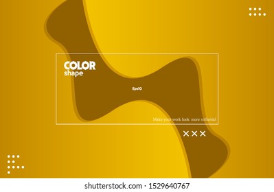 Abstract color background. Trendy gradient shape composition eps10 -Vector