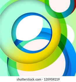 Abstract color background. Vector