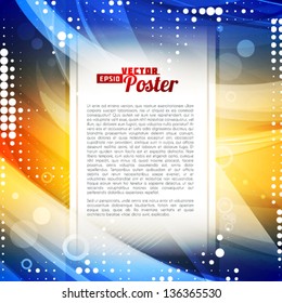 Abstract color background. Vector