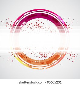 Abstract color background. Vector