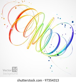 Abstract color background. Vector