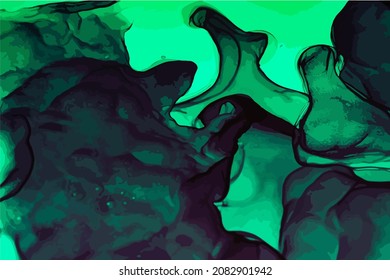 Abstract color background, vector alcohol painting, liquid ink technique
