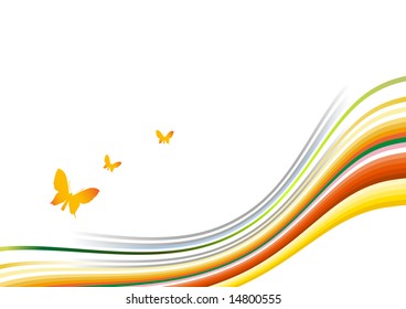 Abstract Color Background - vector illustration