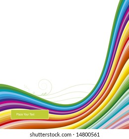 Abstract Color Background - vector illustration