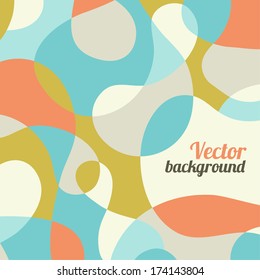 Abstract color background. Vector illustration