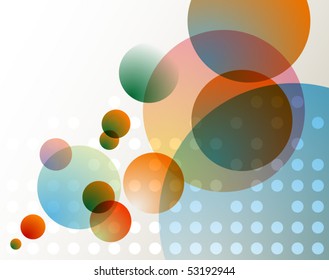 Abstract color background, vector illustration