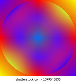 Abstract color background. Vector, round composition.