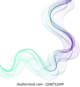 Abstract color background, vector wave. Banner,  layout,  template, advertising. 