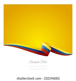 Abstract color background Venezuelan flag vector