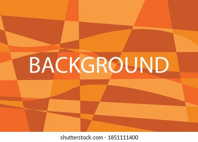 Abstract color background.Strange pattern orange background.Vector illustration