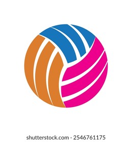 Abstract Color Ball Logo Icon, Design Element Illustration