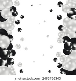 Abstract color balls geometric gradient color background.For graphic design. 3d render illustration.