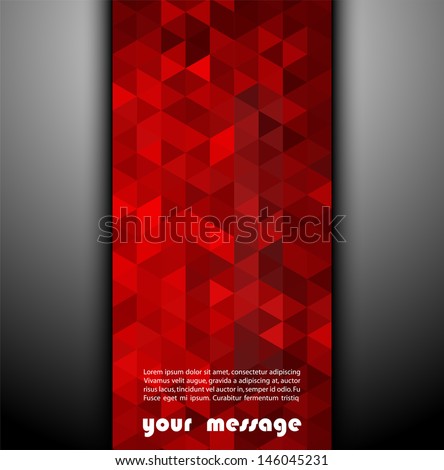 Abstract color banner 
