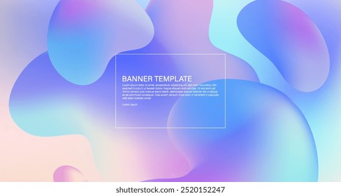 Abstrakte Farbbanner-Hintergrund-Designvorlagen