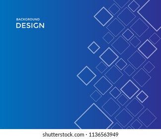 Abstract, Color, Beauty, Nice, Plain, Technology, Square, Clean Blue Background, Gradient