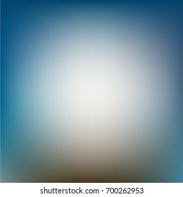 Abstract color blurred gradient background and bright spot