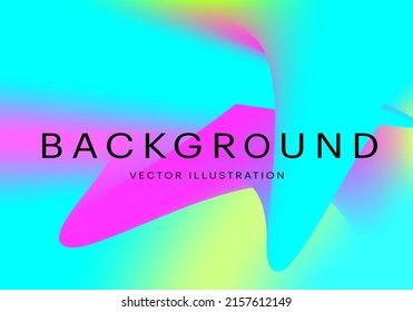 Abstract color blurred gradient mesh background. Graphic color, modern banner, nature backdrop. Vector illustration.