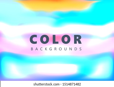 ABSTRACT COLOR, BLURRY VECTOR BACKGROUND