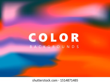 ABSTRACT COLOR, BLURRY VECTOR BACKGROUND