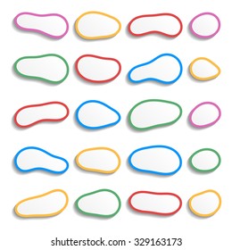 Abstract color bubbles for design