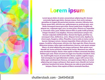abstract color bubbles for presentation, cards, books, documents etc