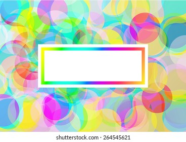 abstract color bubbles for presentation, cards, books, documents etc