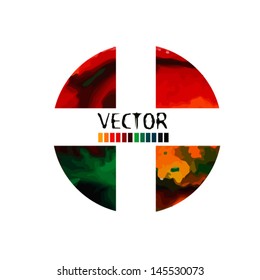 abstract color circle