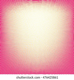 Abstract color circle halftone effect vector background