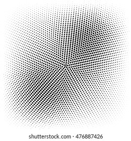 Abstract color circle halftone effect vector background
