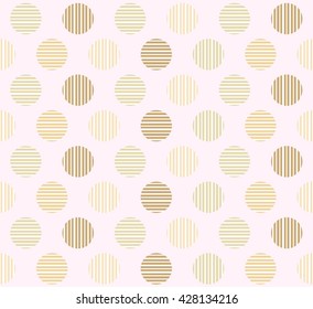Abstract color circle with stripes line on smooth background pattern seamless backdrop wallpaper. Vector image