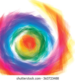  Abstract Color Circle, vector