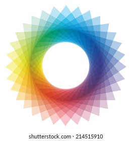 Abstract color circle for your design. Abstract multicolored background in circle shape
