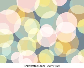 Abstract color circles background with overlay effect