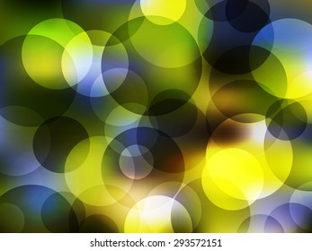 Abstract color circles mesh background