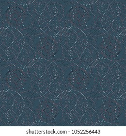 Abstract color circles seamless pattern for new background.