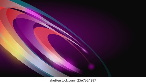 abstract color circles vector background