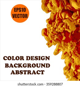 abstract color cloud paint vector background