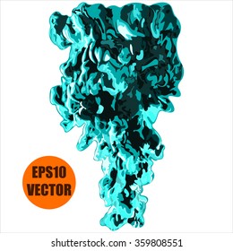 abstract color cloud paint vector background