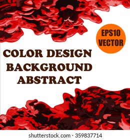 abstract color cloud paint vector background