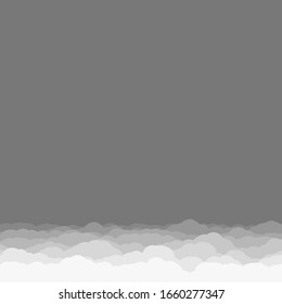 Abstract Color Clouds Sky Generative Art background illustration