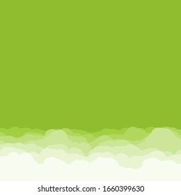 Abstract Color Clouds Sky Generative Art background illustration