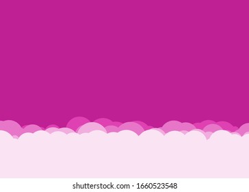 Abstract Color Clouds Sky Generative Art background illustration
