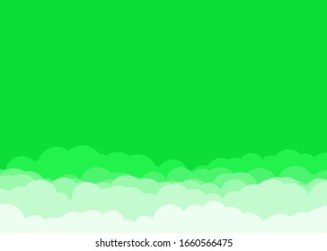 Abstract Color Clouds Sky Generative Art background illustration