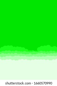 Abstract Color Clouds Sky Generative Art background illustration