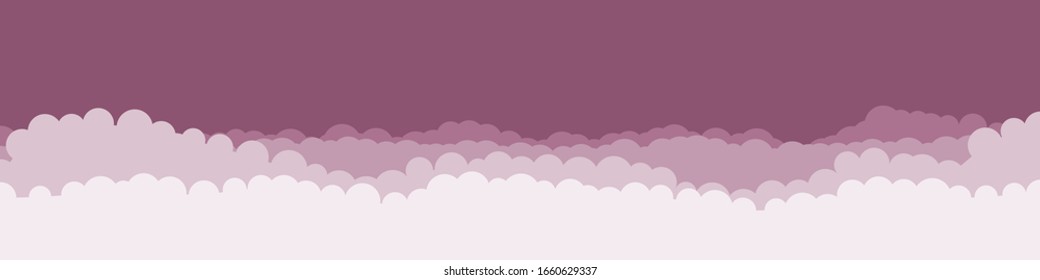 Abstract Color Clouds Sky Generative Art background illustration